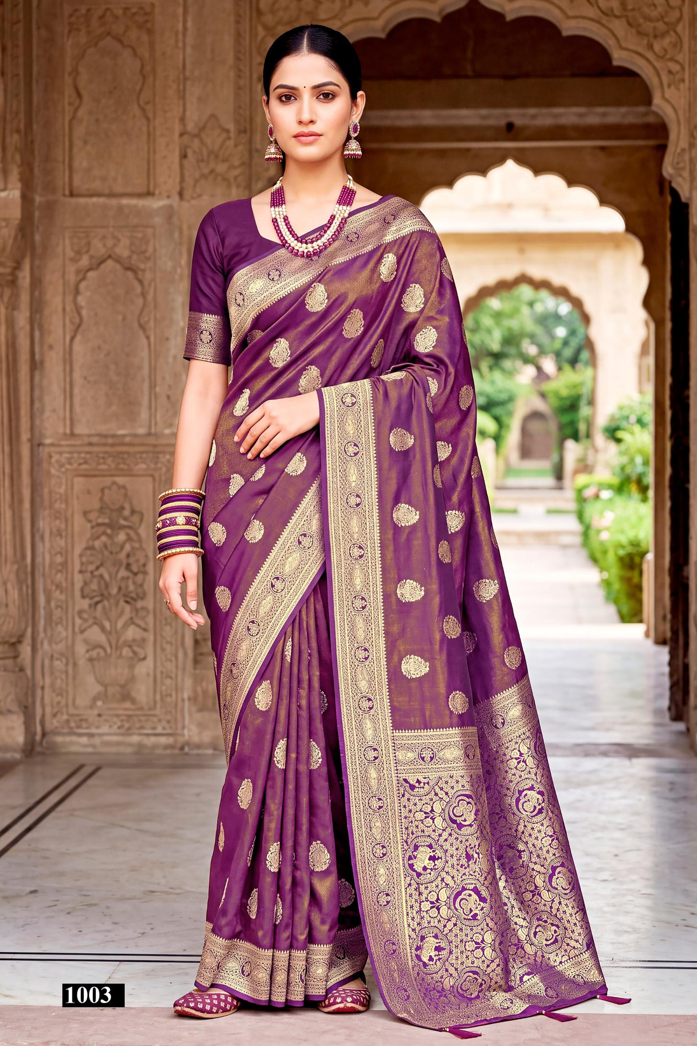 Saroj Parampara saroski vol.1  satin silk saree in surat with price wholesale