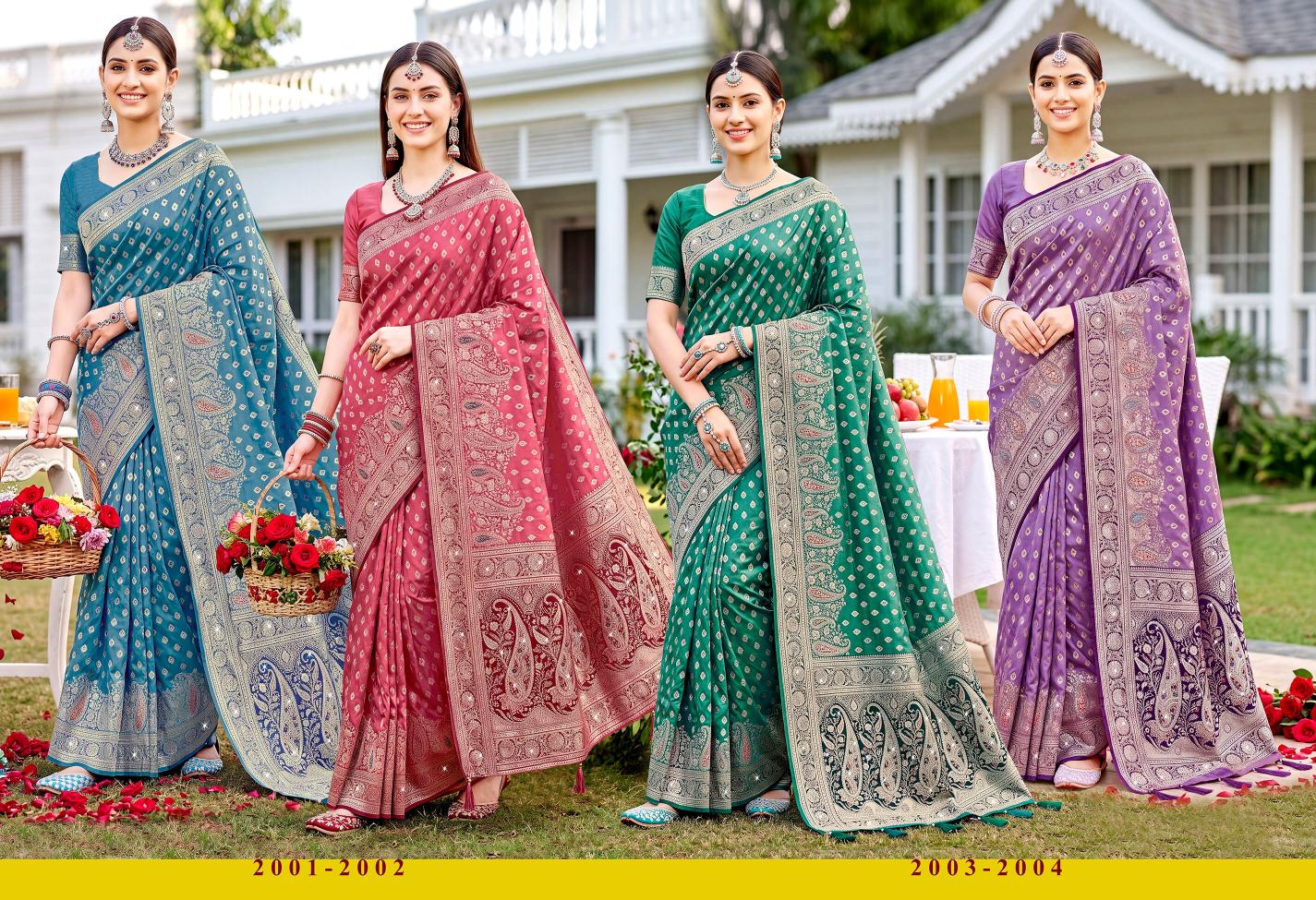 Saroj Priyamilan satin saroski vol.2 Silk saree in surat with price wholesale