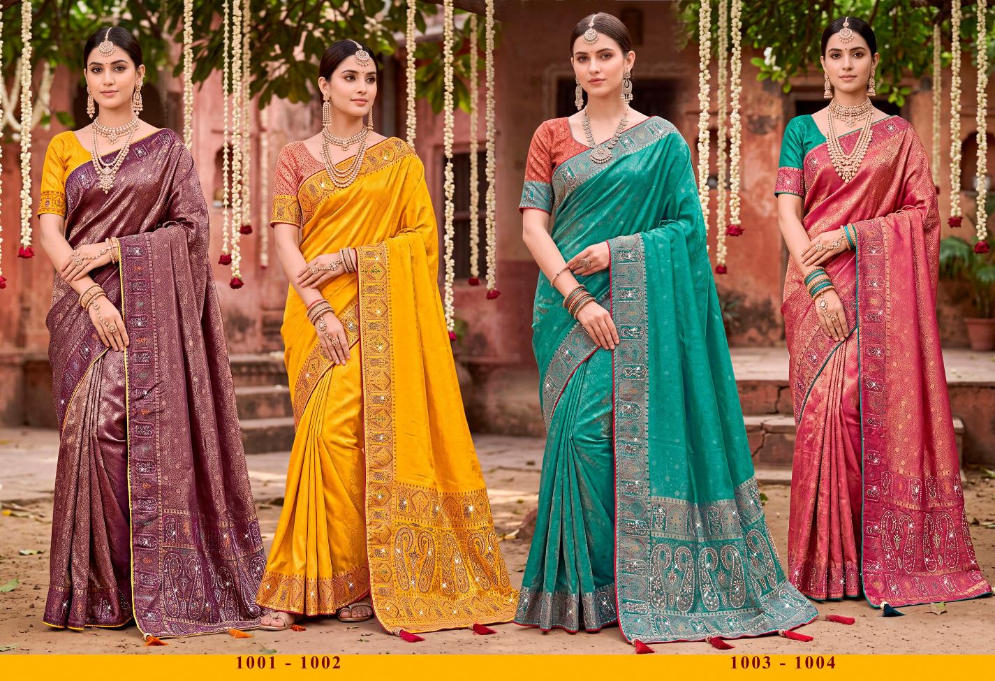 Saroj Sanwariya satin saroski vol.1 satin silk saree in surat price wholesale