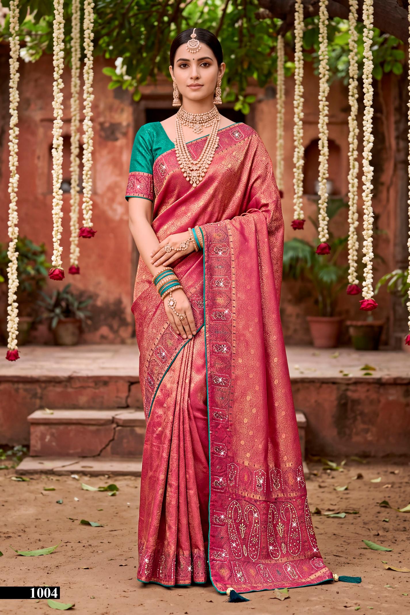 Saroj Sanwariya satin saroski vol.1 satin silk saree in surat price wholesale