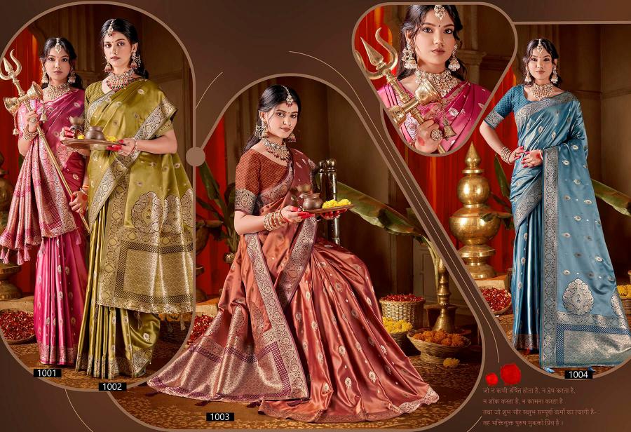 Saroj Sparsh satin saroski vol.2 satin silk saree in surat with price wholeasle
