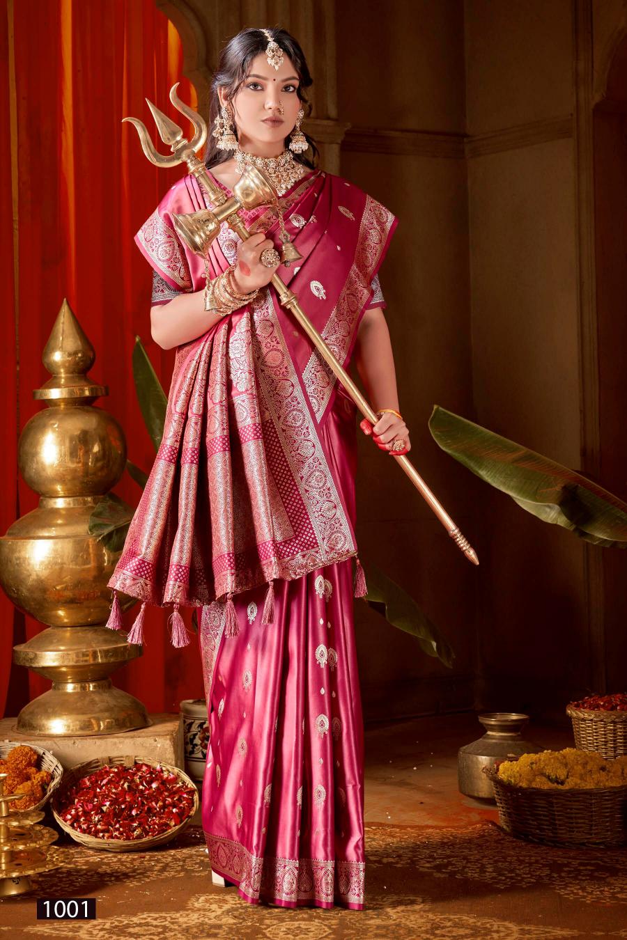Saroj Sparsh satin saroski vol.2 satin silk saree in surat with price wholeasle