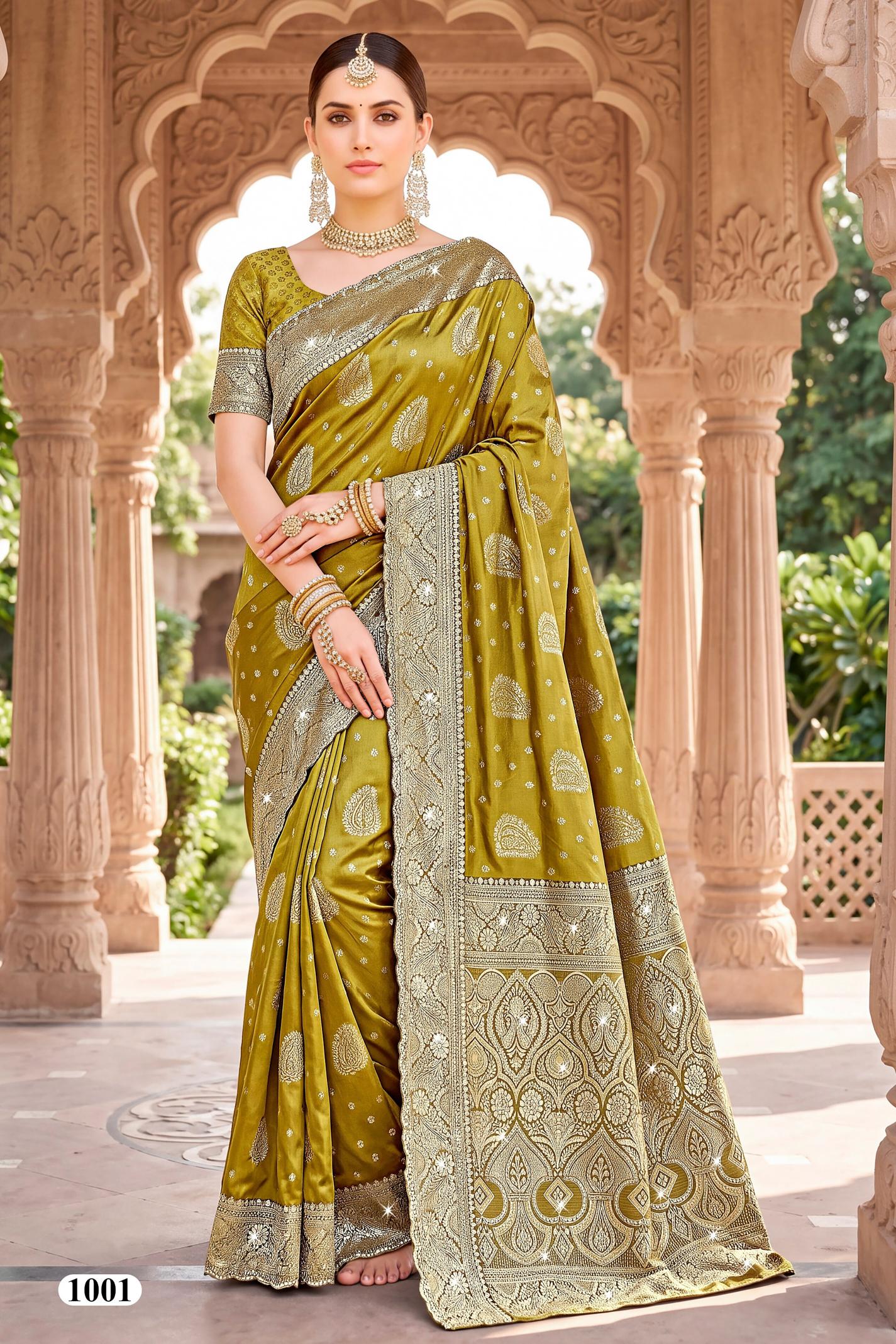 Saroj Tanvi jarkan vol.1 silk saree in surat price wholesale