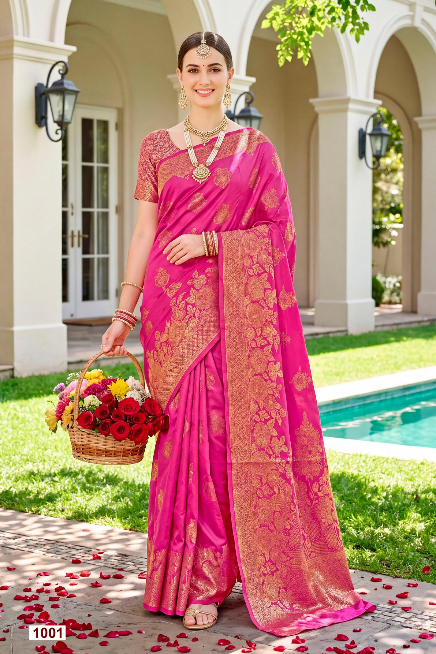 Saroj Titan silk vol.1 soft silk saree in surat with price wholesale