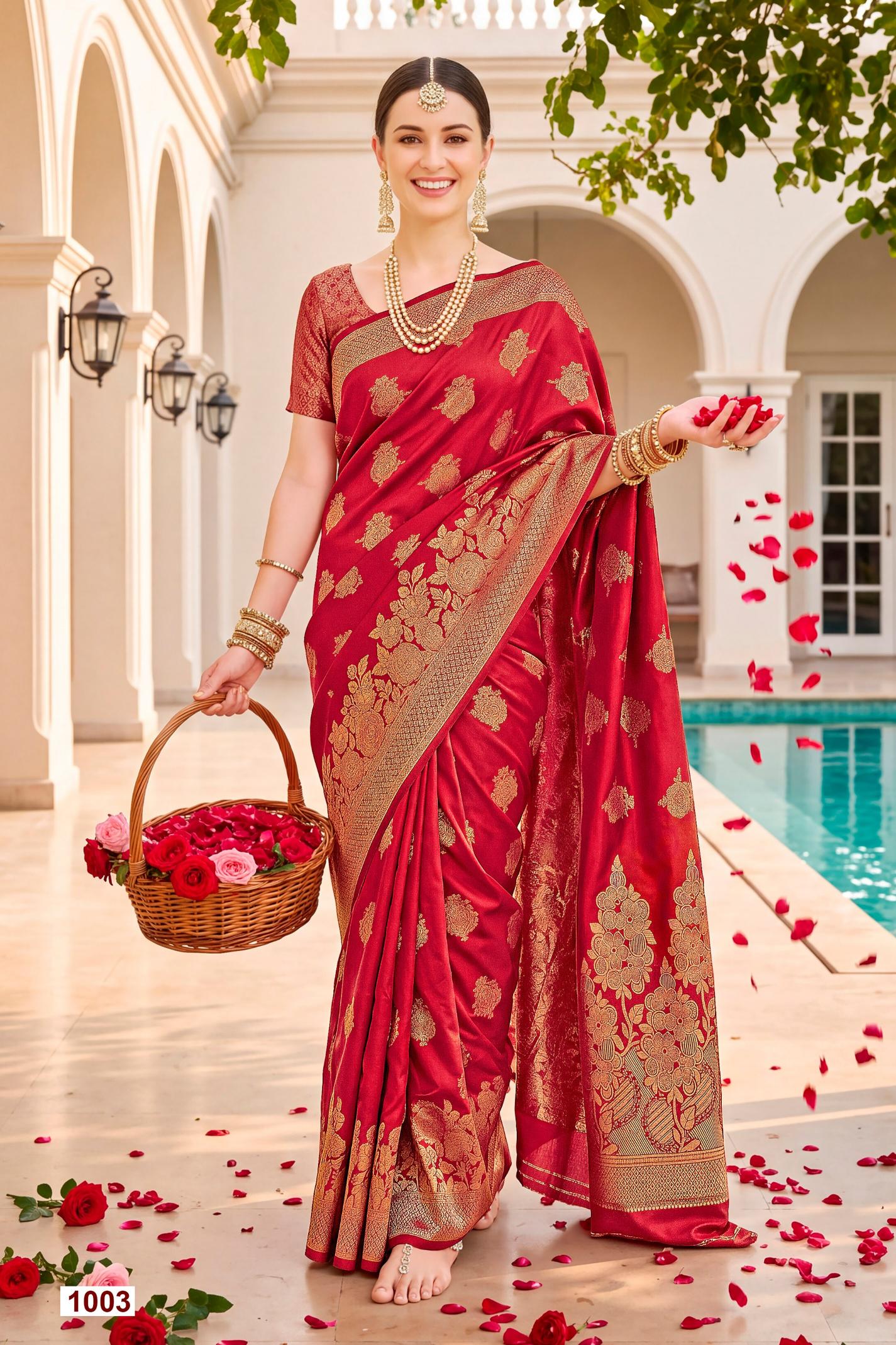 Saroj Titan silk vol.1 soft silk saree in surat with price wholesale