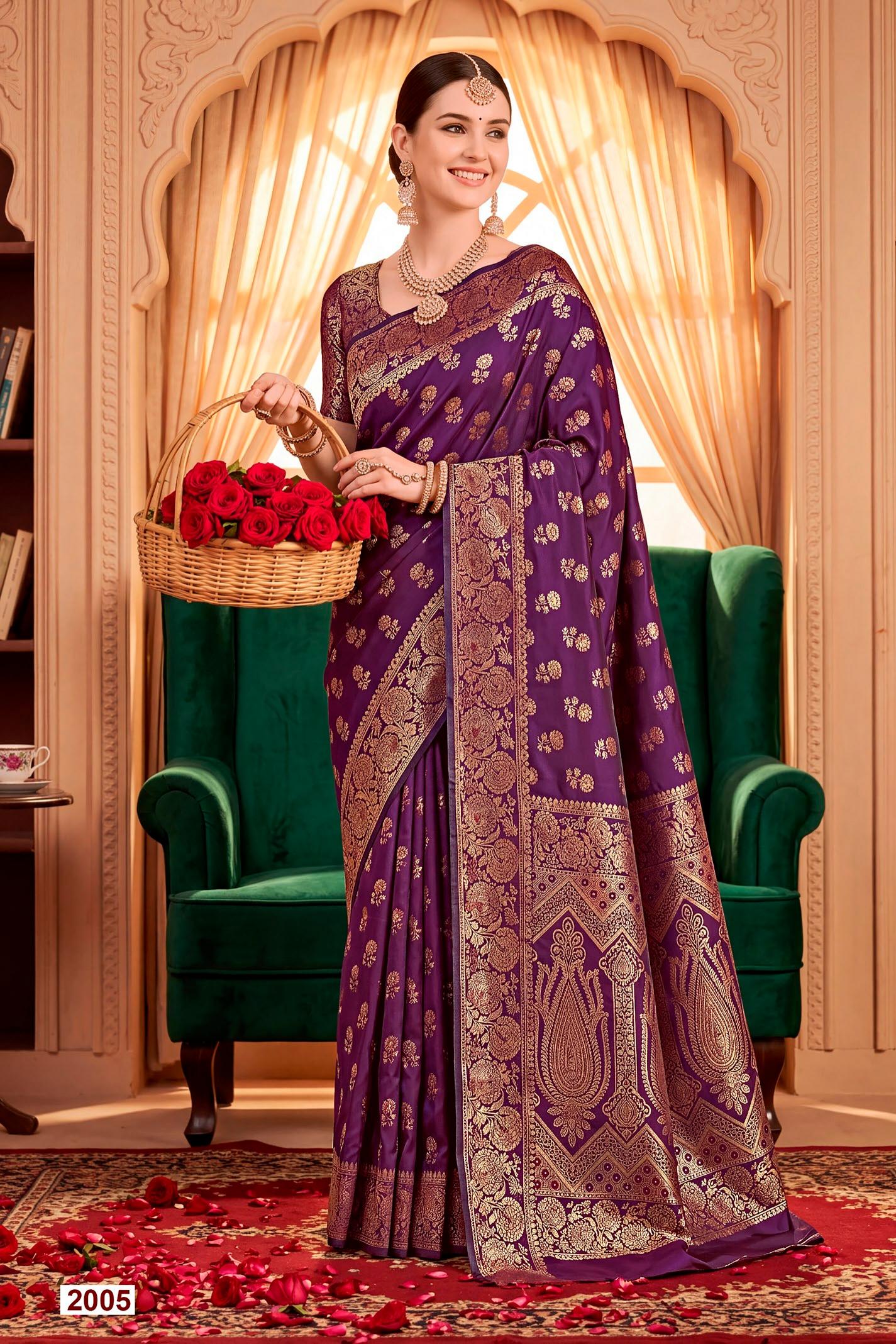 Saroj Titan silk vol.2 soft silk saree in surat with price wholesale