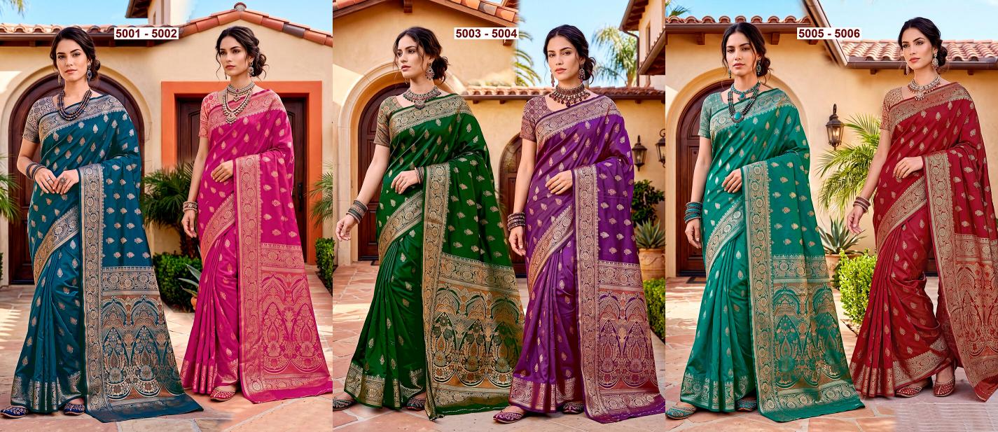 Saroj Titan silk vol.5 soft silk saree in surat with price wholesale