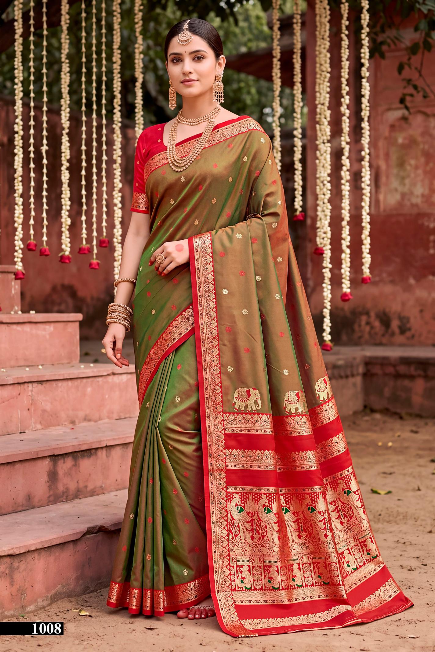 Saroj Usha silk vol.1  silk saree in surat price wholesale
