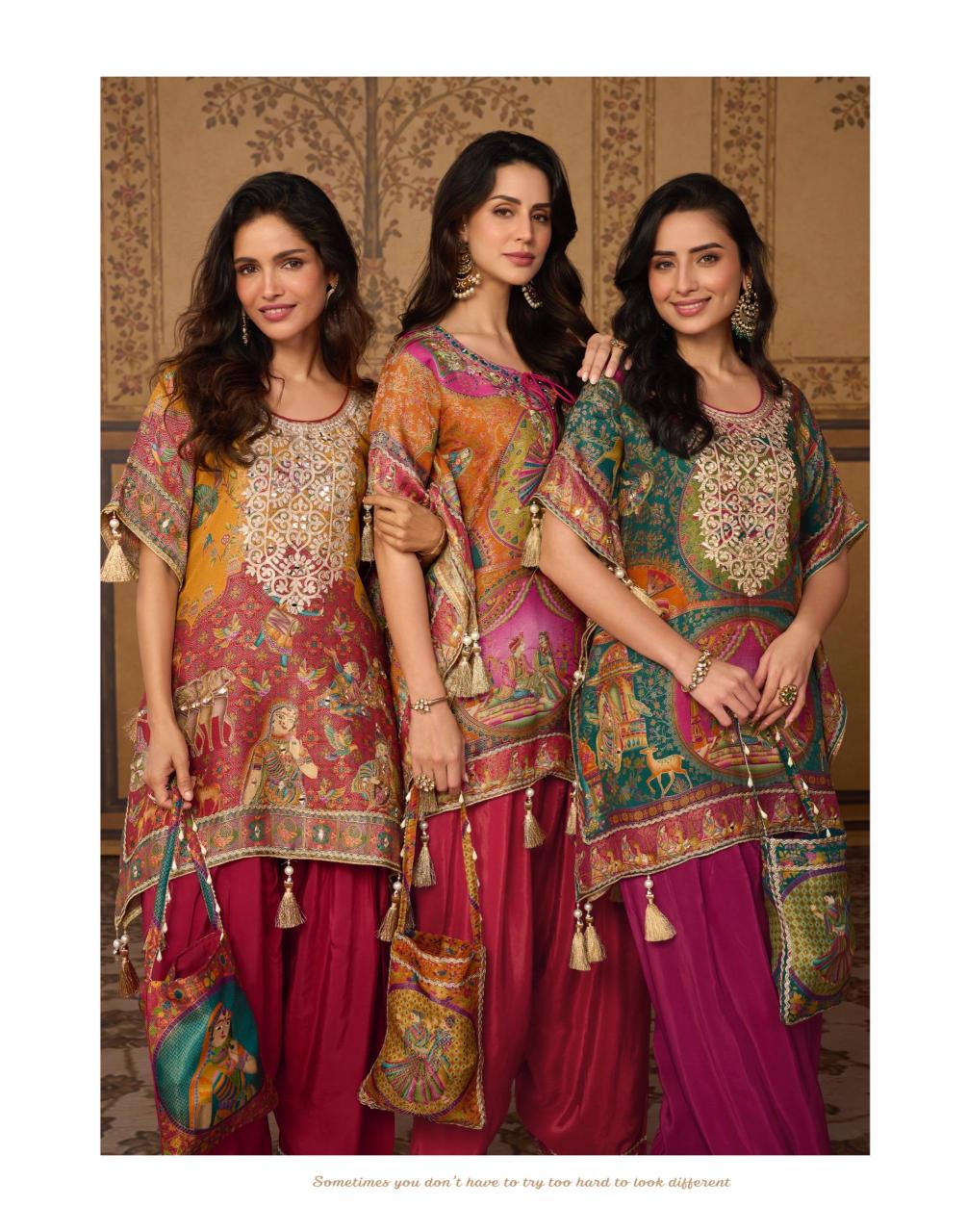 Sayuri Dori catalog Kaftan kurti wholesale market in ulhasnagar