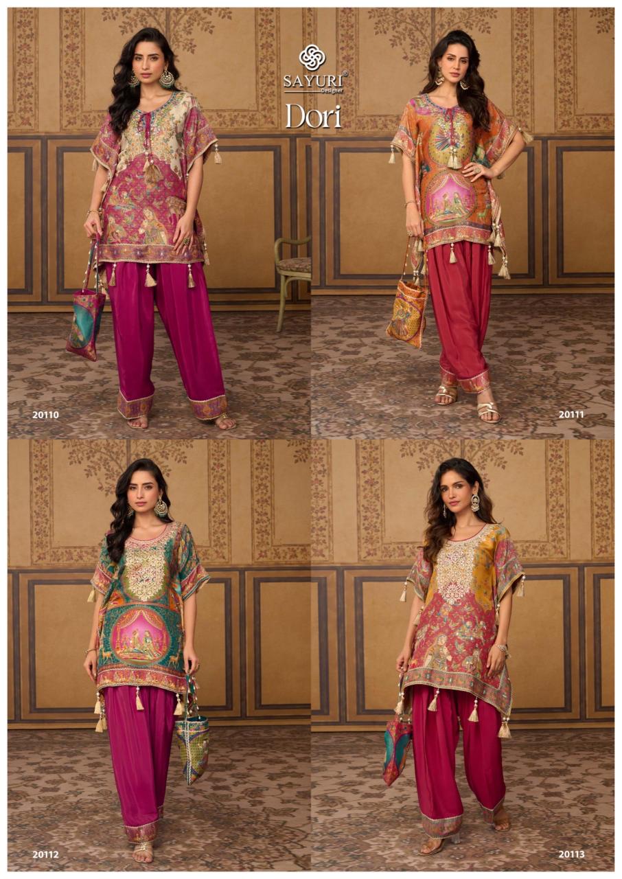 Sayuri Dori catalog Kaftan kurti wholesale market in ulhasnagar