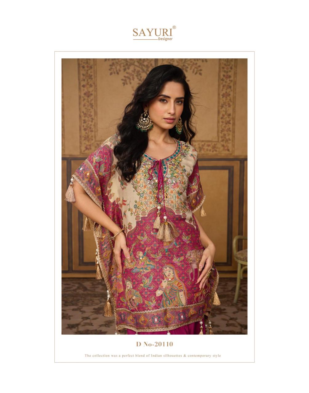 Sayuri Dori catalog Kaftan kurti wholesale market in ulhasnagar