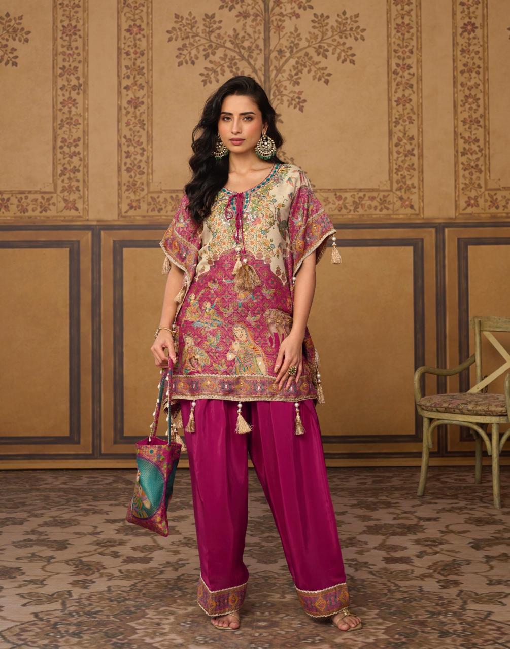 Sayuri Dori catalog Kaftan kurti wholesale market in ulhasnagar