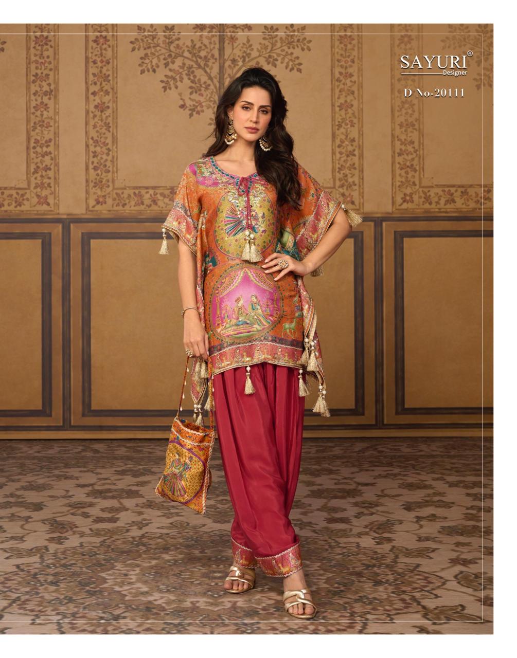 Sayuri Dori catalog Kaftan kurti wholesale market in ulhasnagar