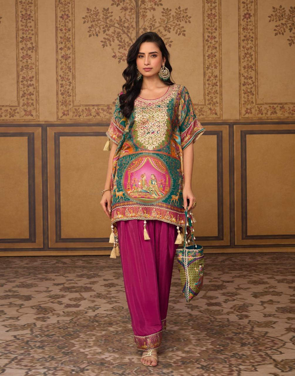 Sayuri Dori catalog Kaftan kurti wholesale market in ulhasnagar