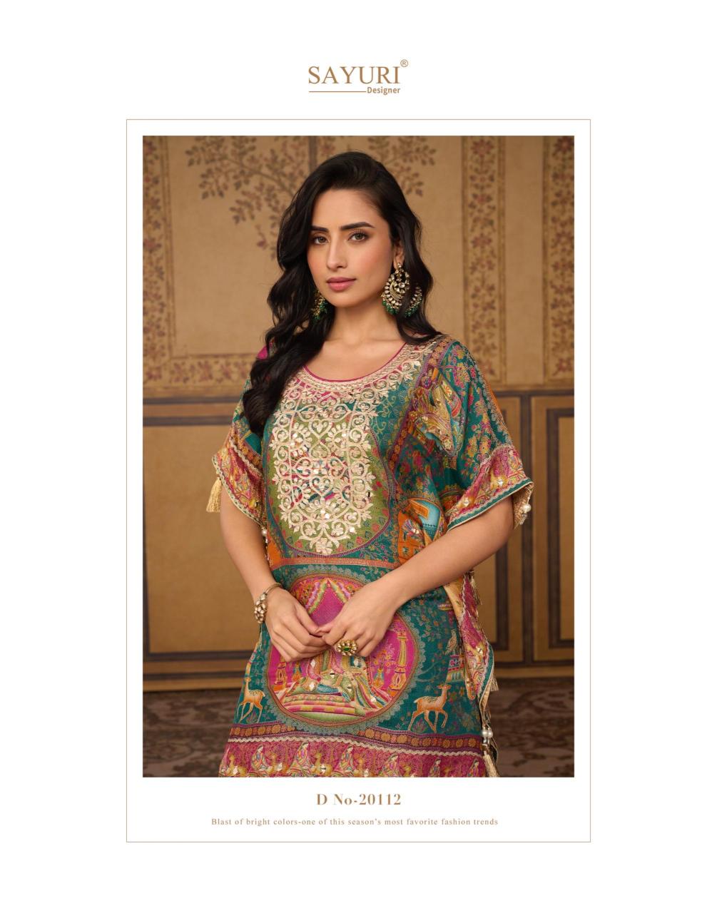 Sayuri Dori catalog Kaftan kurti wholesale market in ulhasnagar