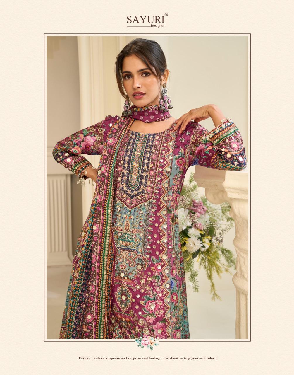 Sayuri Ehsaas catalog designer salwar kameez wholesale in chennai
