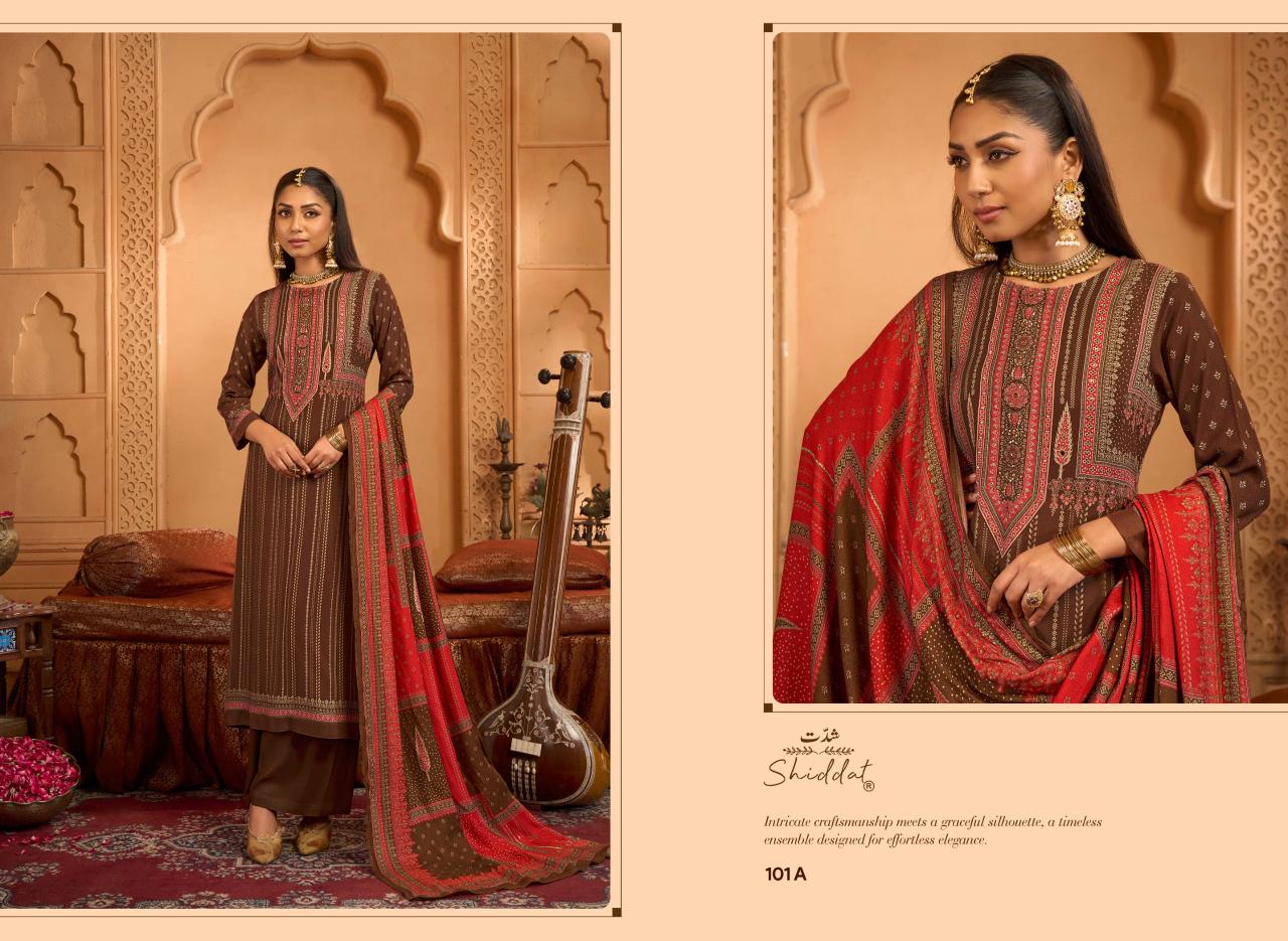 Shiddat Calista 101 catalog indian salwar kameez wholesale
