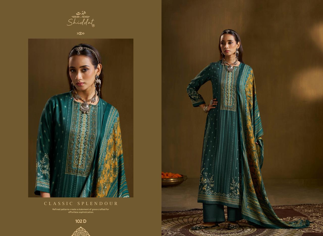 Shiddat Calista 102 catalog designer salwar kameez wholesale in delhi