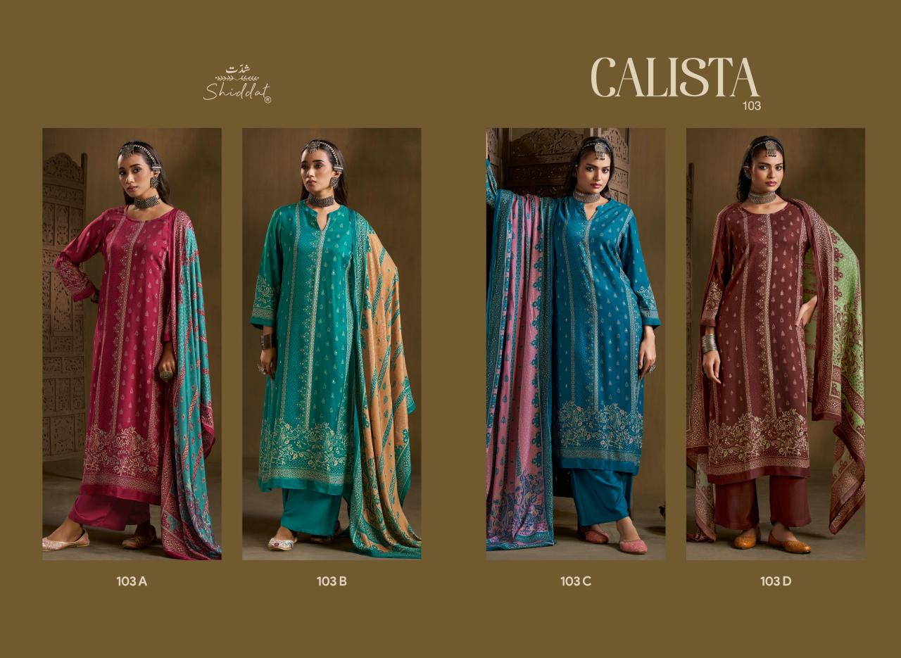 Shiddat Calista 103 catalog buy salwar kameez wholesale