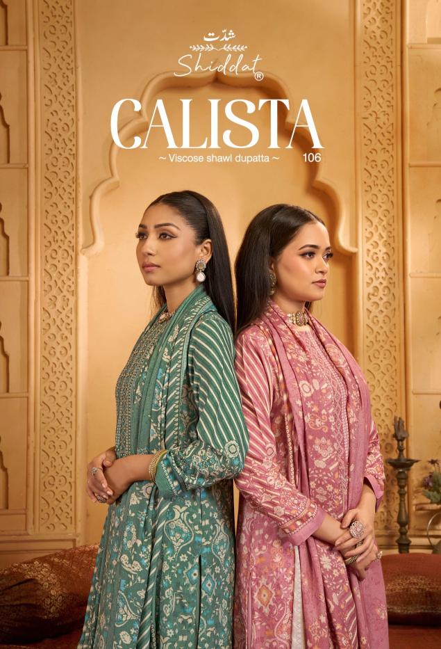 Shiddat Calista 106 catalog indian salwar kameez wholesale uk