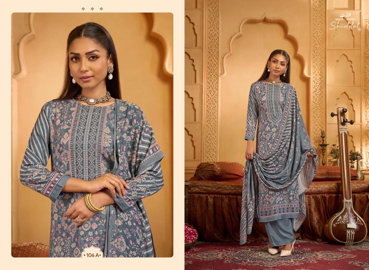 Shiddat Calista 106 catalog indian salwar kameez wholesale uk