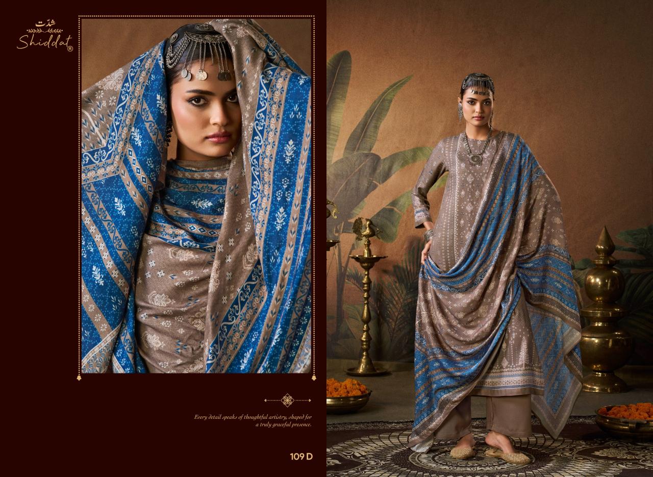 Shiddat Calista 109 catalog designer salwar kameez wholesalers india