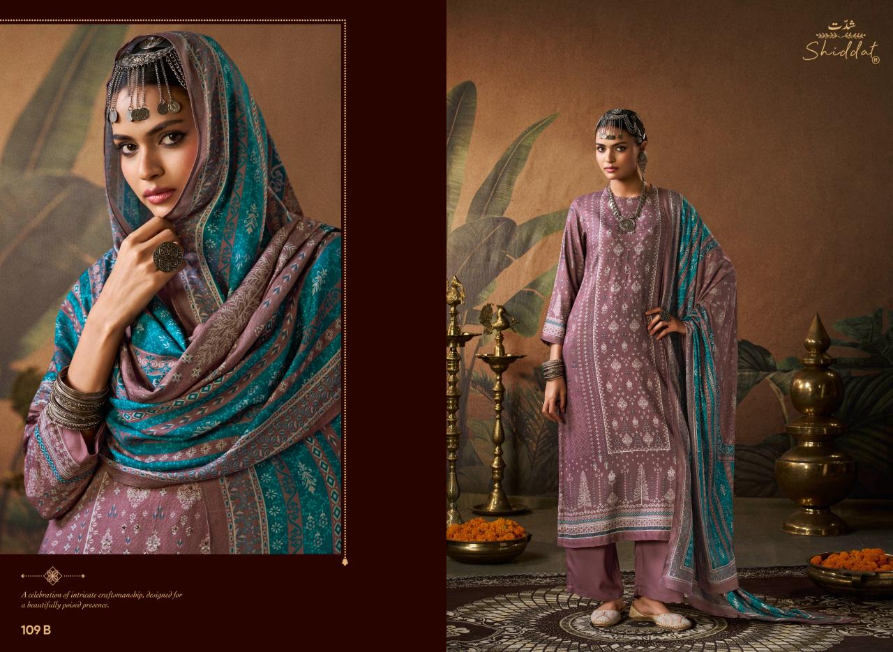 Shiddat Calista 109 catalog designer salwar kameez wholesalers india