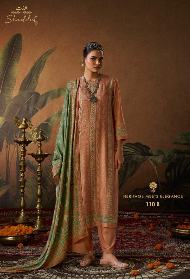 Shiddat Calista 110 catalog wholesale pure linen salwar kameez