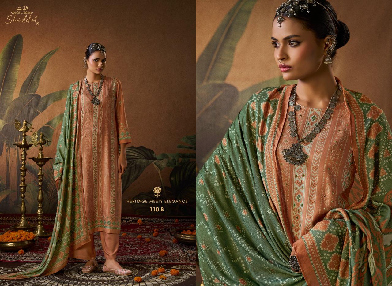 Shiddat Calista 110 catalog wholesale pure linen salwar kameez