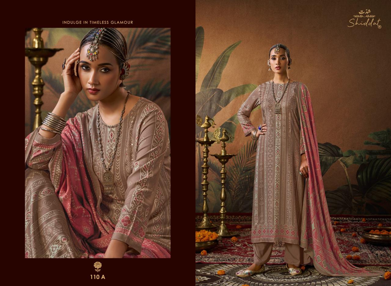 Shiddat Calista 110 catalog wholesale pure linen salwar kameez