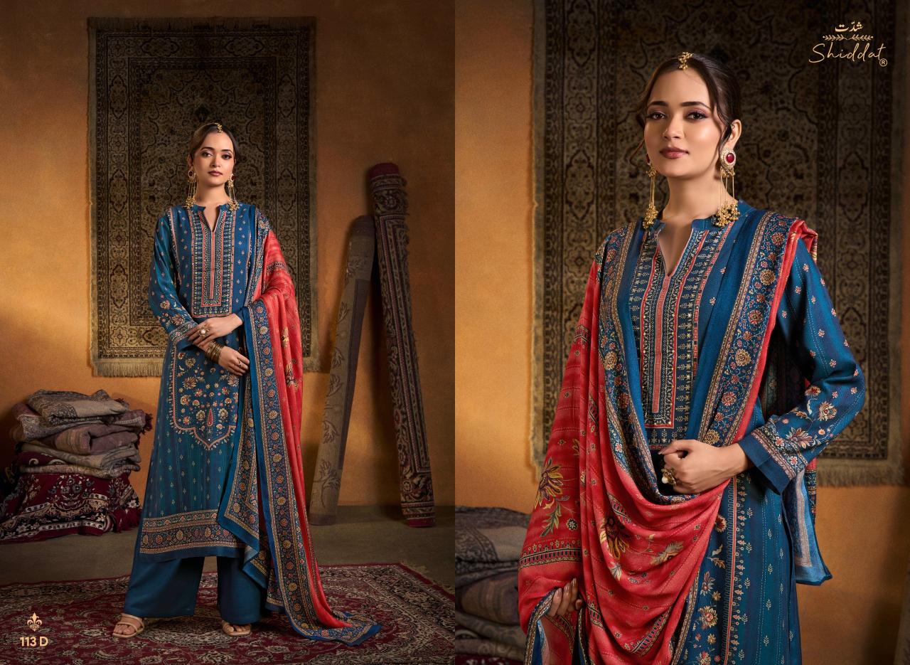 Shiddat Calista 113 catalog designer salwar kameez wholesale in surat