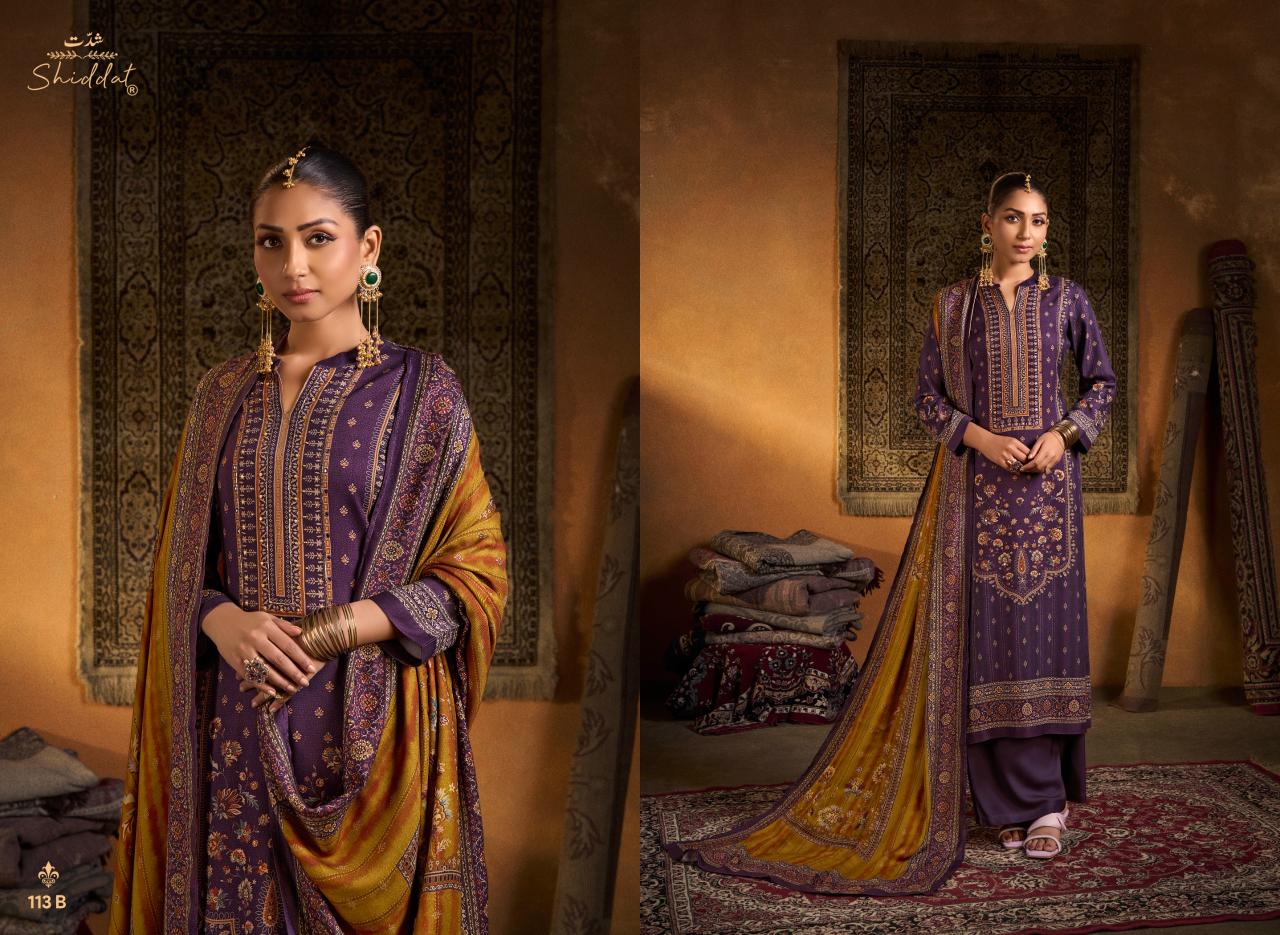 Shiddat Calista 113 catalog designer salwar kameez wholesale in surat