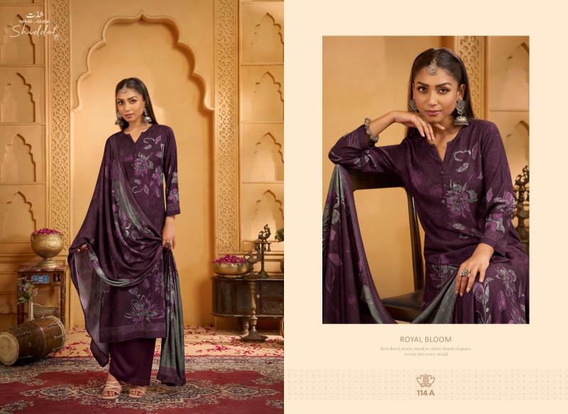 Shiddat Calista 114 catalog wholesale printed salwar kameez