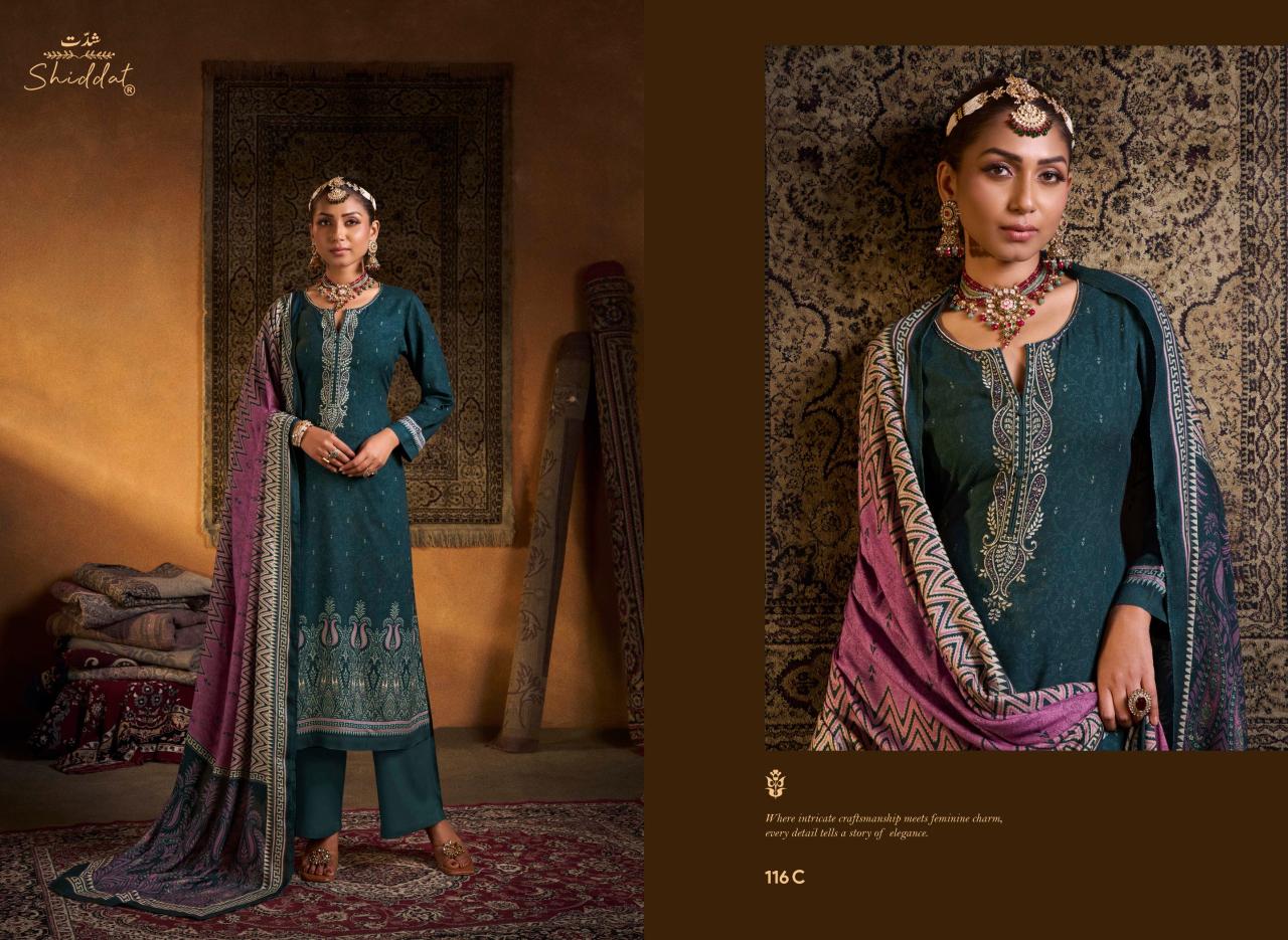 Shiddat Calista 116 catalog wholesale salwar kameez market in surat
