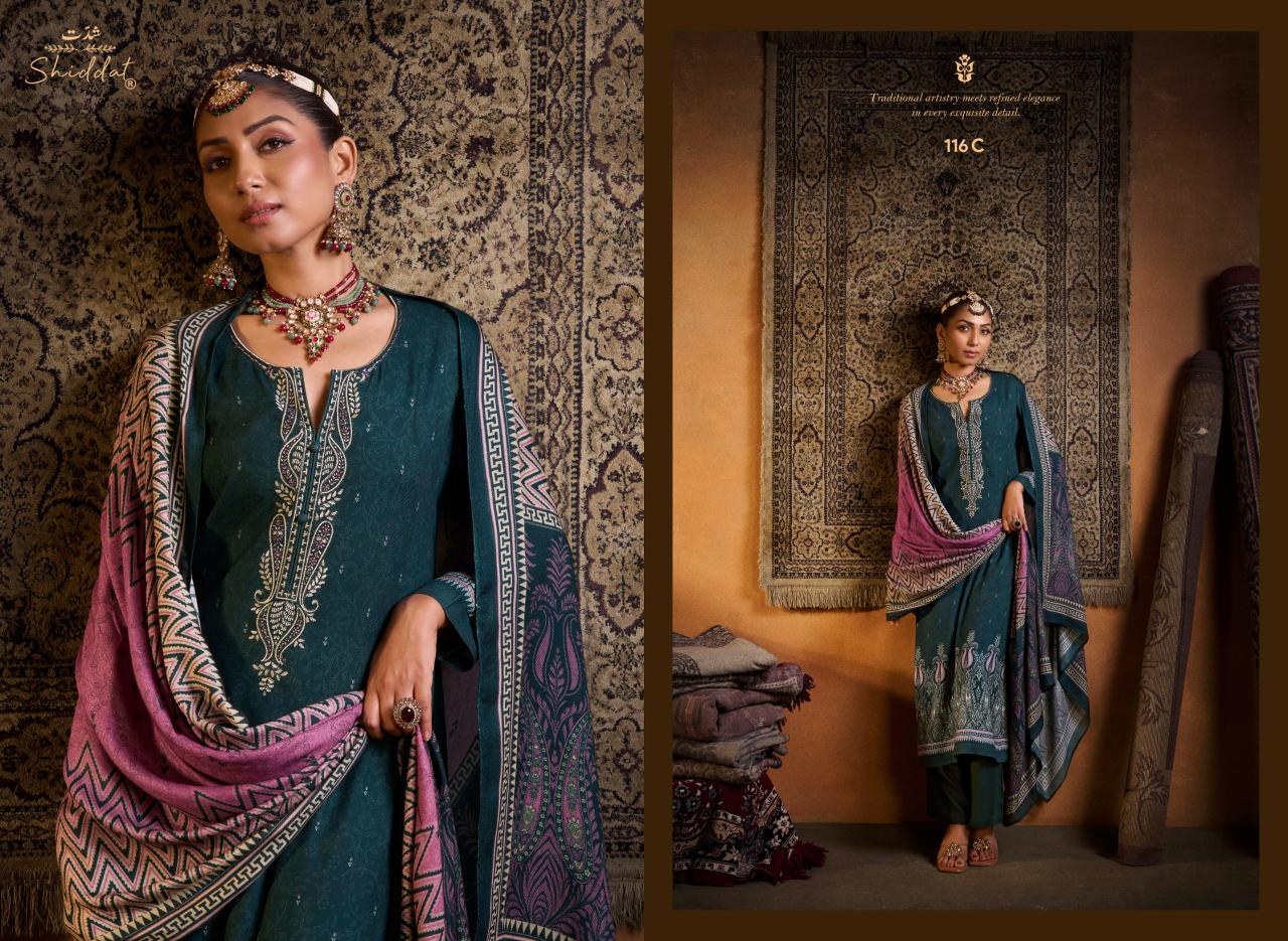Shiddat Calista 116 catalog wholesale salwar kameez market in surat