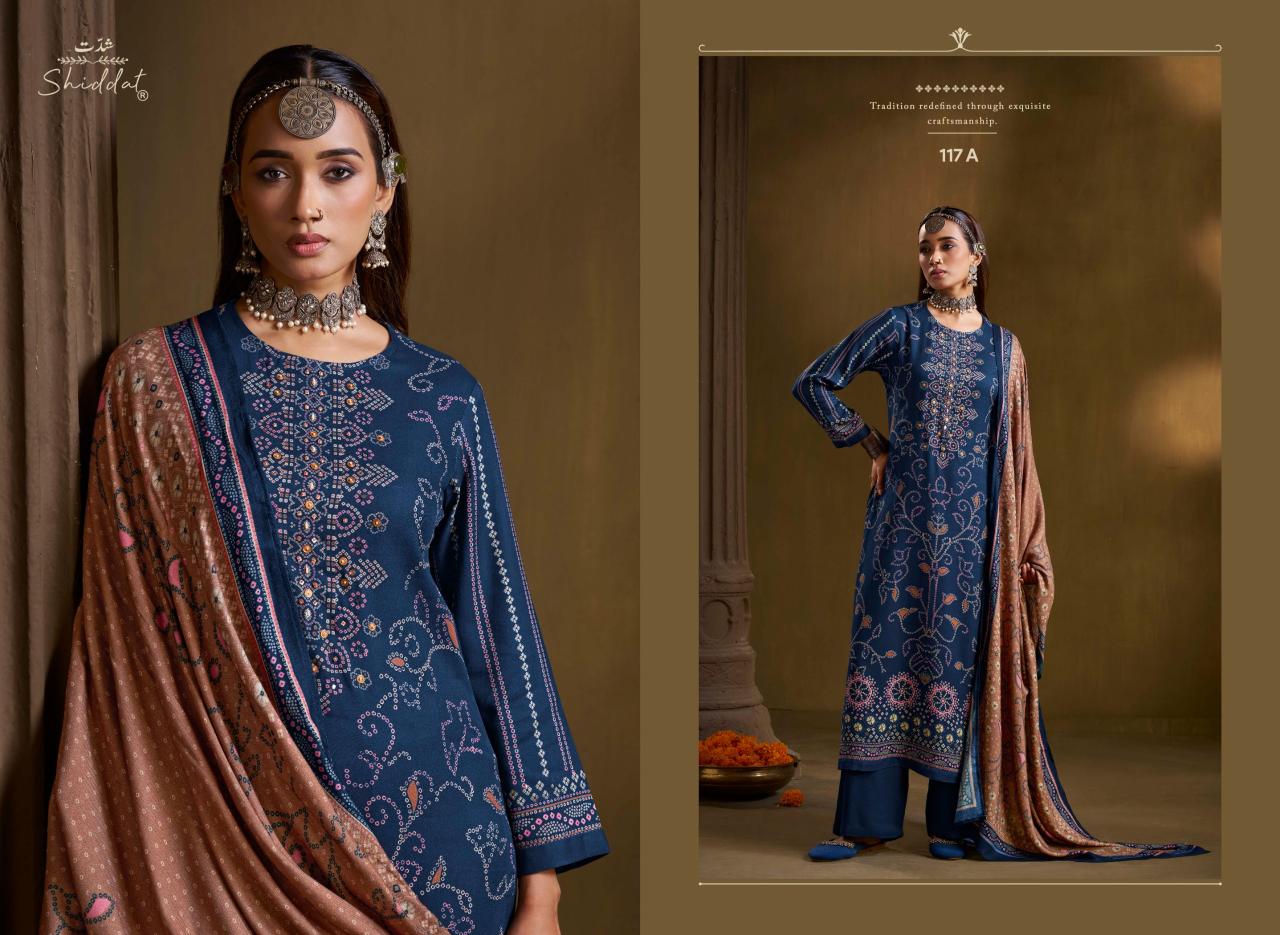 Shiddat Calista 117 catalog indian salwar kameez wholesale price