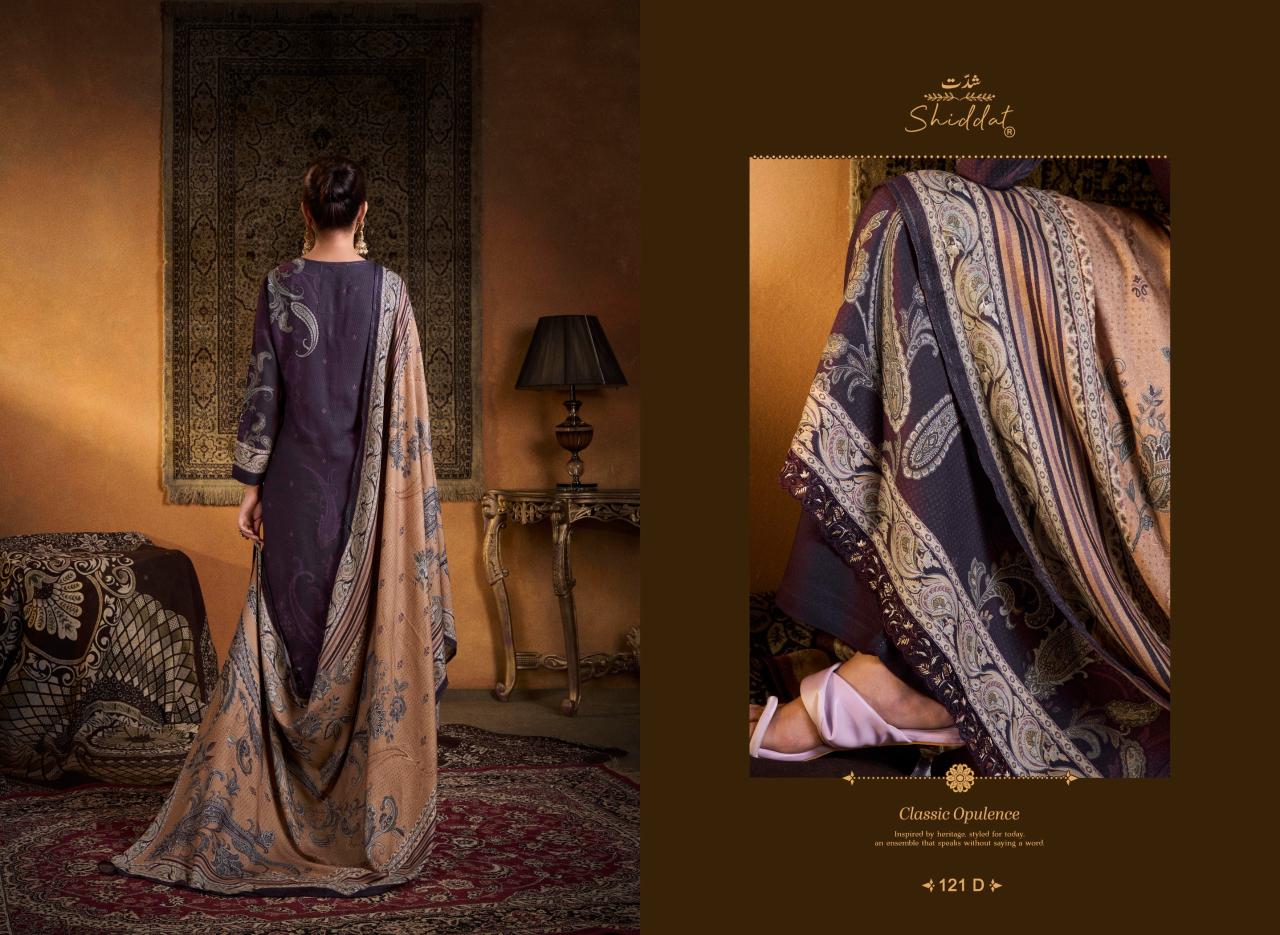 Shiddat Calista 121 catalog designer salwar kameez wholesale in kolkata