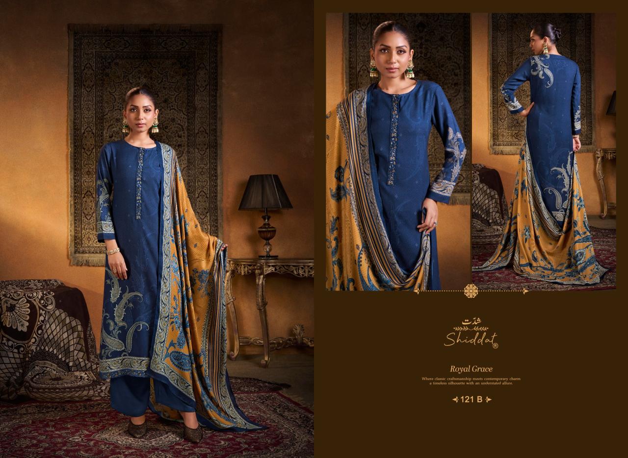 Shiddat Calista 121 catalog designer salwar kameez wholesale in kolkata