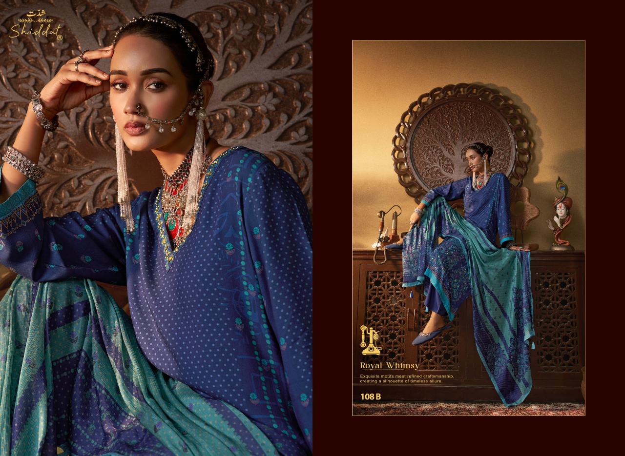 Shiddat Casteil 108 catalog ladies salwar kameez wholesalers in bangalore