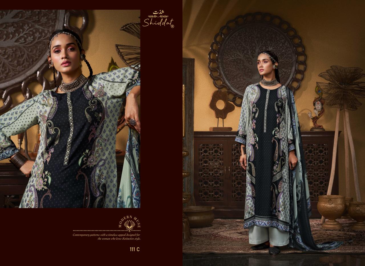 Shiddat Casteil 111 catalog salwar kameez catalogue wholesale surat