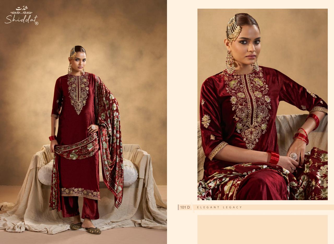 Shiddat Iraaya catalog designer salwar kameez wholesale in kolkata