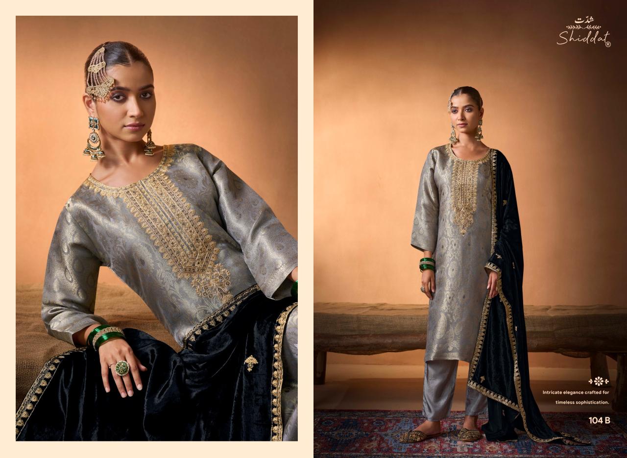 Shiddat Mehrun 104 catalog wholesale salwar kameez market in bangalore