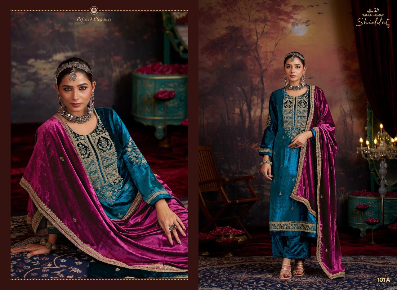 Shiddat Nooree catalog salwar kameez wholesale market in kolkata