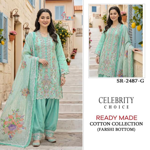 Shree Fabs 2487 catalog pakistani brand salwar suit wholesaler
