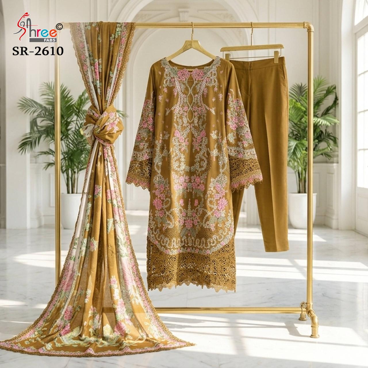 Shree Fabs 2610 catalog pakistani wholesale suits on approval