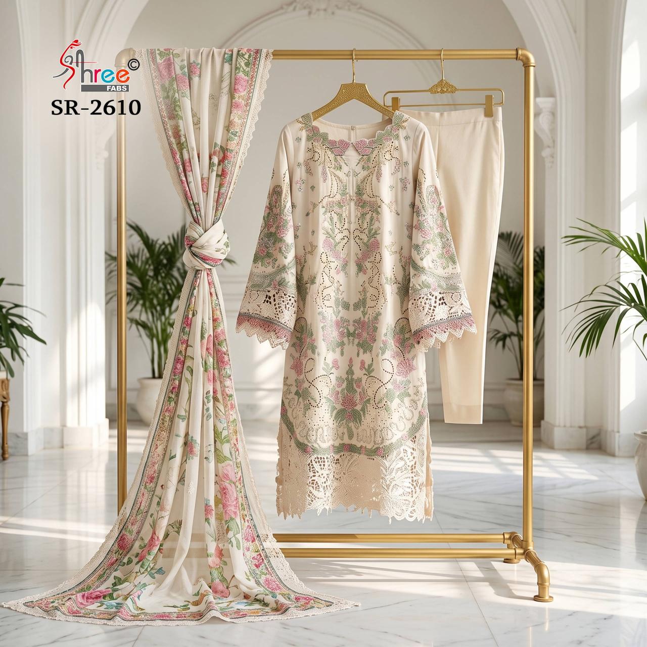 Shree Fabs 2610 catalog pakistani wholesale suits on approval
