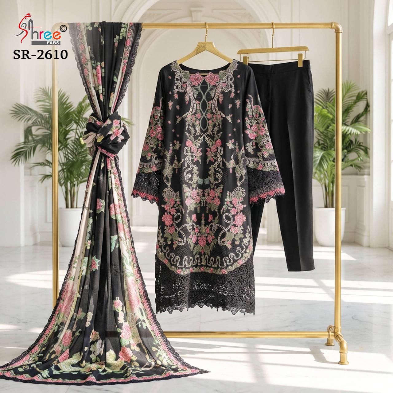 Shree Fabs 2610 catalog pakistani wholesale suits on approval