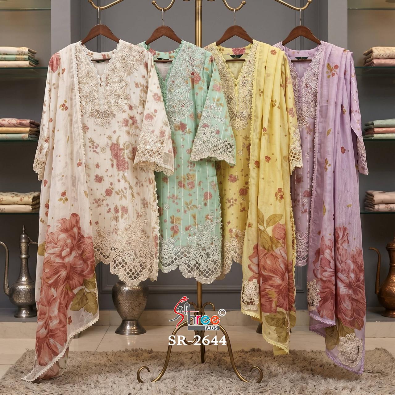 Shree Fabs 2644 catalog wholesalers of pakistani suits in pakistan