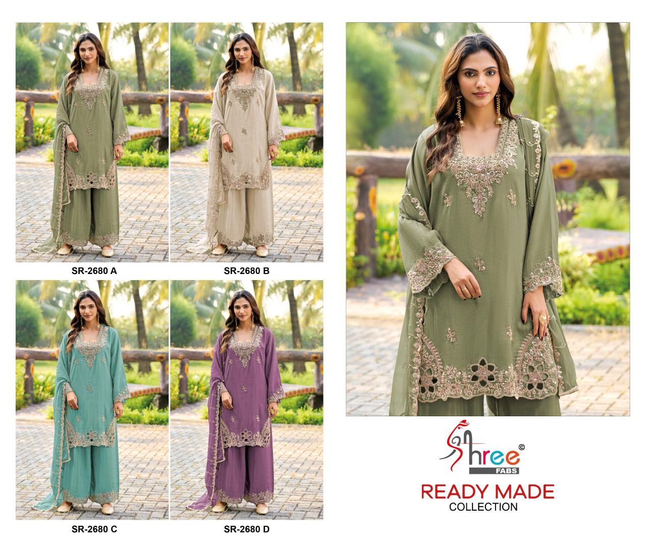 Shree Fabs 2680 catalog buy pakistani suits wholesale