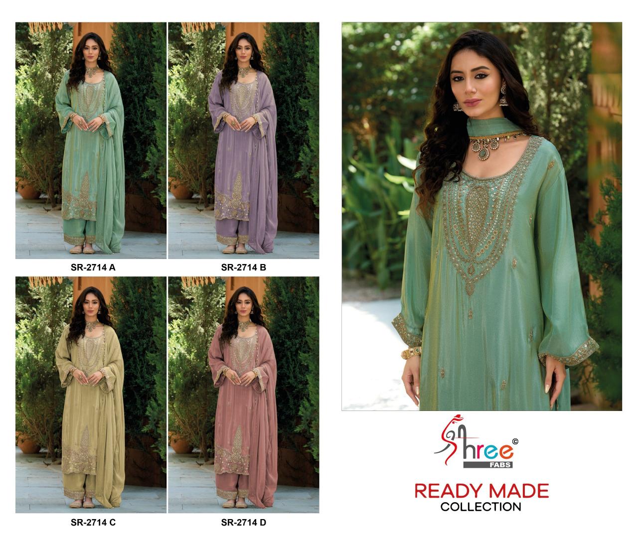 Shree Fabs 2714 catalog pakistani suits wholesalers in amritsar